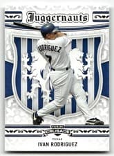 Ivan Rodriguez 2024 Panini Crusade Juggernauts card