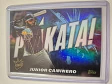 2025 Topps Plakata Junior Caminero #PLAK-28 card