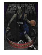 Kevin Garnett 1997 Topps Chrome Destiny card