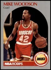 Mike Woodson 1990-91 Hoops Base Set card