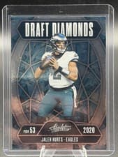 2025 Panini Absolute Draft Diamonds Jalen Hurts #DD-JHS card