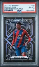 Michael Olise 2021 Panini Obsidian card
