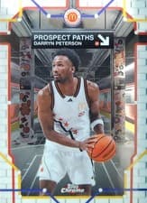 2025 Topps Chrome McDonald's All American Prospect Paths Darryn Peterson #PP-12 card