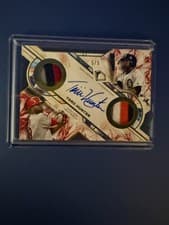 2025 Topps Diamond Icons Single Player Dual Team Autographed Relics Torii Hunter #DTA-TH card