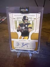 Ben Roethlisberger 2020 Panini National Treasures Signatures card