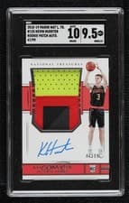 Kevin Huerter 2018 Panini National Treasures card