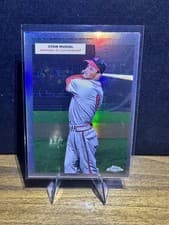 2025 Topps Chrome Platinum 1955 Topps Double Headers Stan Musial / Albert Pujols #55DH-6 card