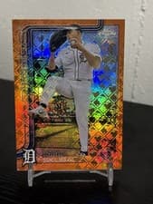 2025 Topps Chrome Logofractor Edition Base Set Tarik Skubal #258 card