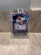 2025 Topps Cosmic Chrome Stella Nova Autographs Yoshinobu Yamamoto #SNA-YY card