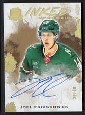 2024-25 Upper Deck The Cup Inked Impressions Joel Eriksson Ek #II-JE card