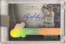 2025 Topps Five Star Five Time Signatures Edgar Martinez #FTS-EM card
