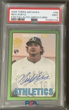 2025 Topps Archives Fan Favorite Autographs 1967 Nick Kurtz #67FFA-NK card