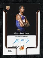 2025-26 Topps Rookie Photo Shoot Autographs Rasheer Fleming #RP-RF card