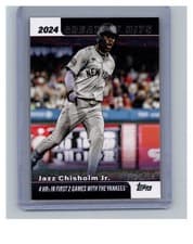 2025 Topps 2024 Greatest Hits Jazz Chisholm Jr. #GH-14 card