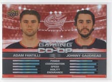 Adam Fantilli / Johnny Gaudreau 2024-25 Upper Deck Gaming Co-Op card