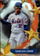 2025 Topps Stars of MLB Francisco Lindor #SMLB-11 card