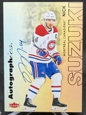 2025-26 Flair Autographics Nick Suzuki #A-NS card