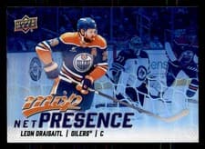 2025-26 Upper Deck MVP Net Presence Leon Draisaitl #NP-15 card