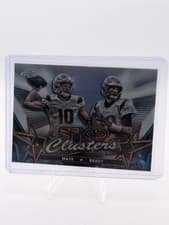 2024 Topps Chrome Cosmic Star Clusters Tom Brady / Drake Maye #SCL-14 card