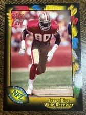 Jerry Rice 1991 Wild Card card
