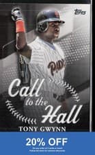 Tony Gwynn 2025 Topps Call to the Hall card