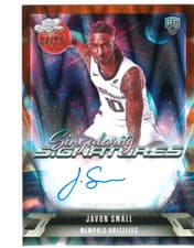 2025-26 Topps Cosmic Chrome Singularity Signatures Javon Small #SS-JSM card