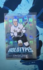 2025-26 Upper Deck Holotypes Clayton Keller #HT-52 card