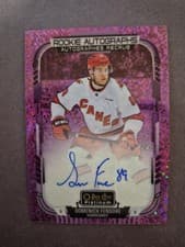 2025-26 O-Pee-Chee Platinum Rookie Autographs Domenick Fensore #R-DF card