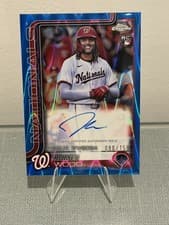 2025 Topps Chrome Update Rookie Debut Autographs James Wood #CRDA-JWO