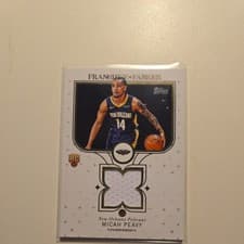2025-26 Topps Franchise Fabrics Micah Peavy #FF-MP card