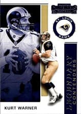 Kurt Warner 2019 Panini Contenders Legendary Contenders card