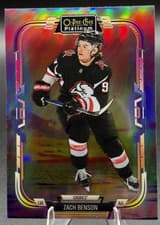Zach Benson 2025-26 O-Pee-Chee Platinum Base Set card