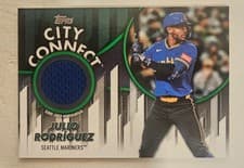 2026 Topps City Connect Swatch Collection Julio Rodríguez #CC-JR card