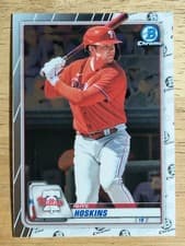 Rhys Hoskins 2020 Bowman Chrome card