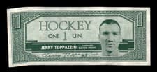 1962 Topps Hockey Bucks Jerry Toppazzini