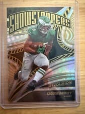 2025 Panini Revolution Showstoppers Saquon Barkley #2 card