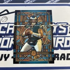 2025 Panini Mosaic Stained Glass Oversized Jalen Hurts #20 card