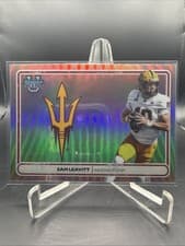 2025 Bowman University Best Campus Crests Refractor Sam Leavitt #CC-2 card