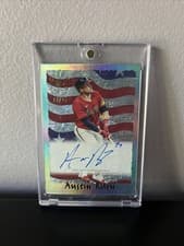 2025 Topps Archives 1995 Topps Cyberstats Autographs Austin Riley #95CA-AR card