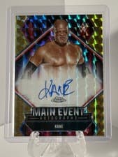 2026 Topps Chrome WWE Main Event Autographs Kane #MEA-KN card