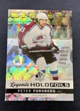 2024-25 SP Authentic Holofoil Legends Peter Forsberg #HFL-7 card