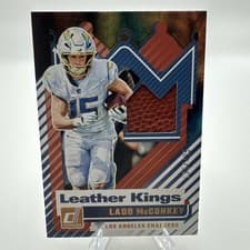 2025 Donruss Leather Kings Ladd McConkey #LK-LCY card