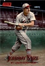 Johnny Mize 2019 Stadium Club card
