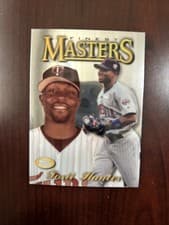 Torii Hunter 2021 Topps Finest 1997 Masters card