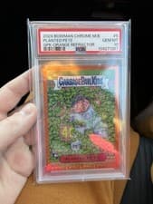 2024 Bowman Chrome Garbage Pail Kids Planted Pete #BGP-5 card