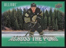 2024-25 Upper Deck Allure Across the Pond David Pastrnak #ATP-1 card