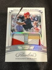 2024 Panini Flawless Dual Prospect Patches Yohandy Morales #DP-YM