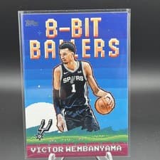 Victor Wembanyama 2025 Topps 8-Bit Ballers card