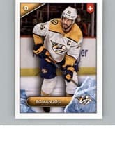 Roman Josi 2021 Topps NHL Sticker card