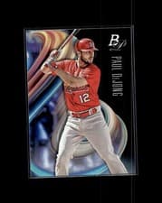 Paul DeJong 2018 Bowman Platinum card